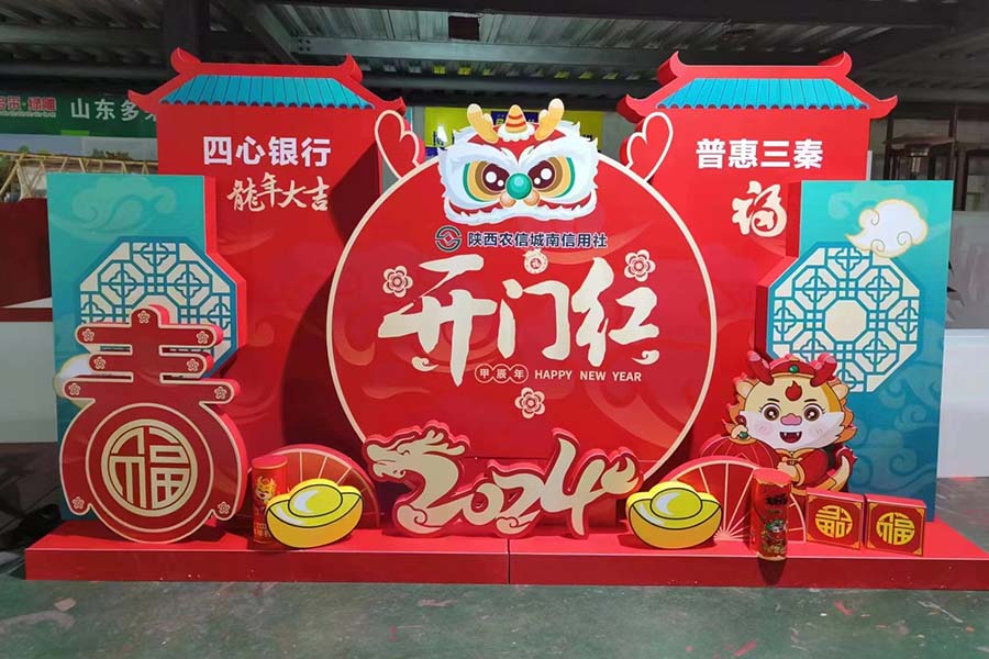 成都春节泡沫美陈定制